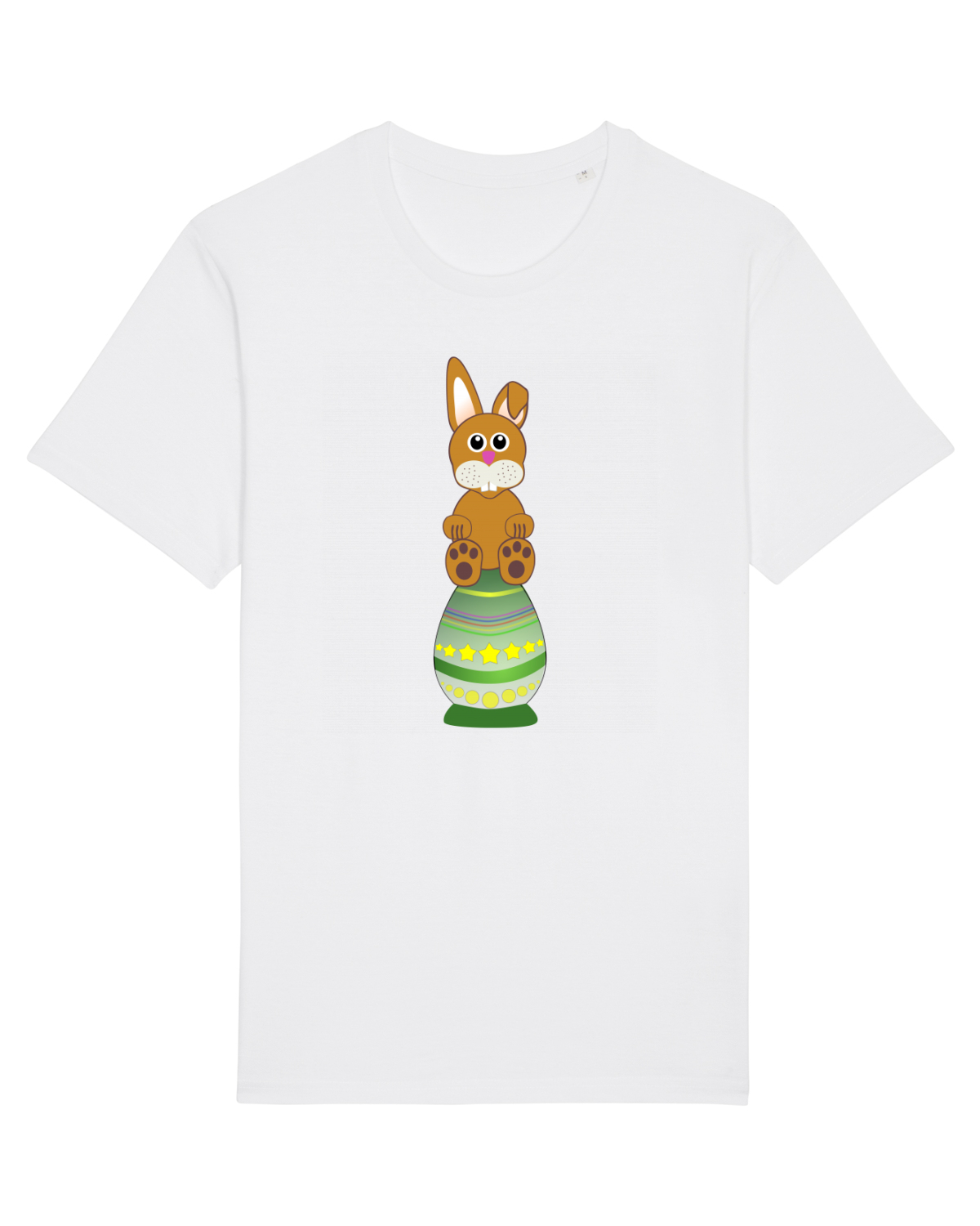Tricou mânecă scurtă Unisex Rocker White
