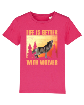 Life Is Better With Wolves Raspberry