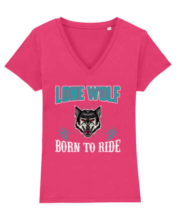 Lone Wolf Born To Ride Raspberry