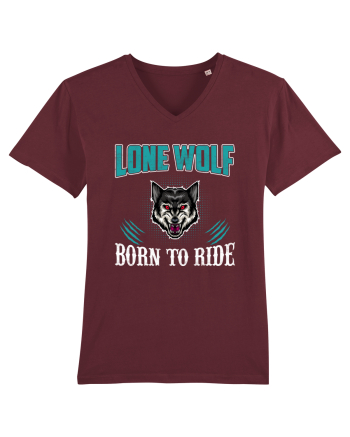 Lone Wolf Born To Ride Burgundy