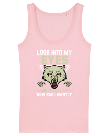 Look Into My Eyes Cotton Pink