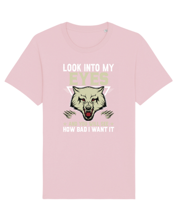 Look Into My Eyes Cotton Pink