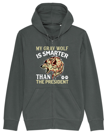 My Gray Wolf Is Smarter Than The President Anthracite