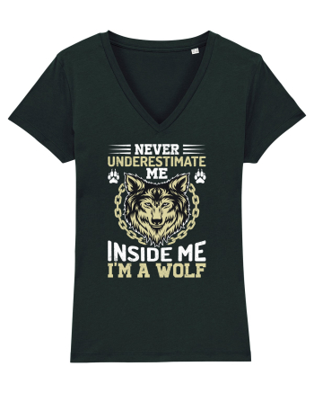 Never Underestimate Me. Inside Me, I'm A Wolf Black