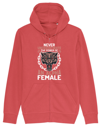 Never underestimate the power of an alpha female Carmine Red