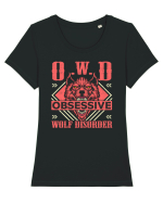 O.W.D. Obsessive Wolf Disorder Tricou mânecă scurtă guler larg fitted Damă Expresser