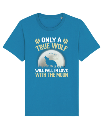 Only a true wolf will fall in love with the moon Azur