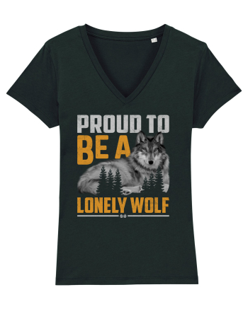 Proud to be a lonely wolf Black