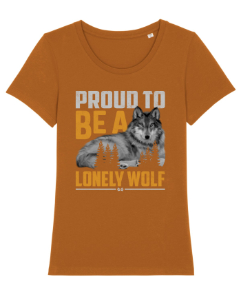 Proud to be a lonely wolf Roasted Orange