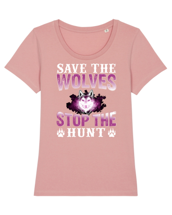 Save The Wolves Stop The Hunt Canyon Pink