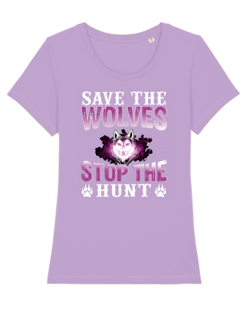 Save The Wolves Stop The Hunt Lavender Dawn