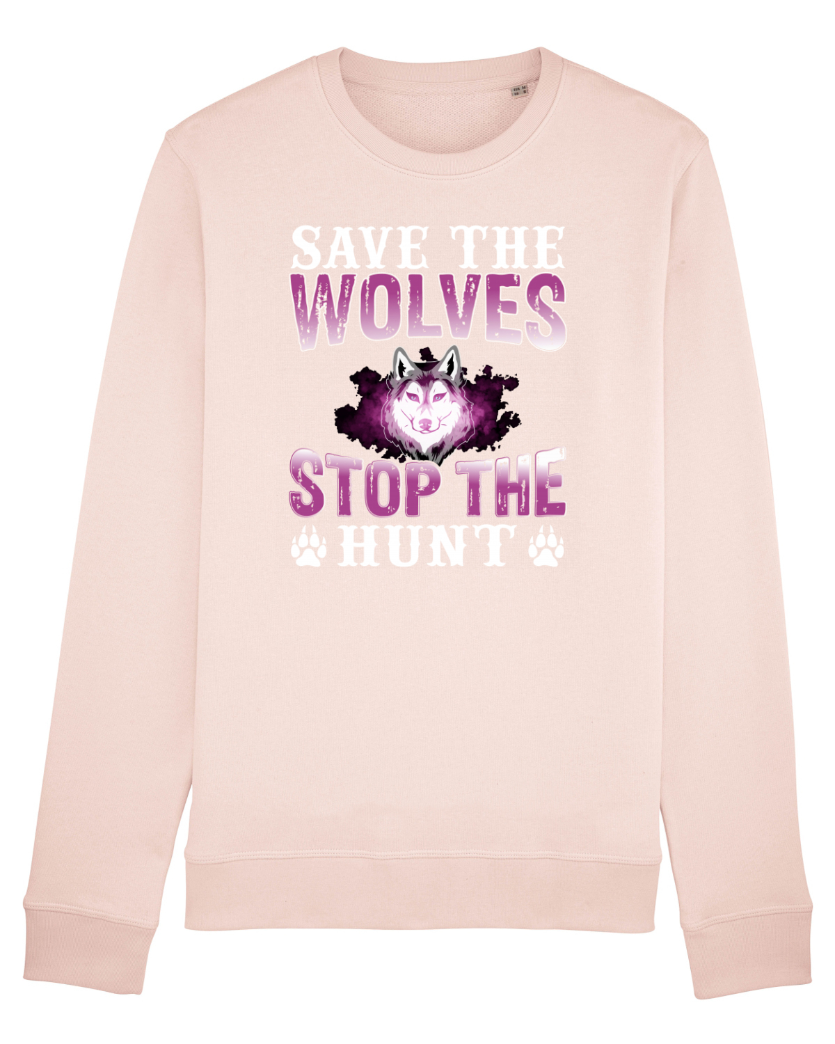 Bluză mânecă lungă Unisex Rise Candy Pink