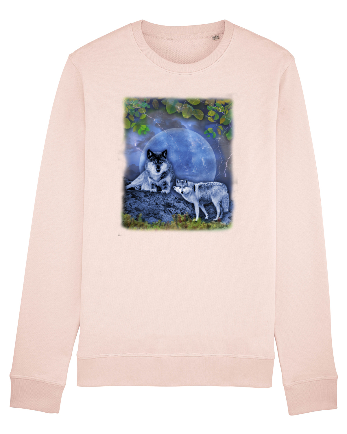 Bluză mânecă lungă Unisex Rise Candy Pink