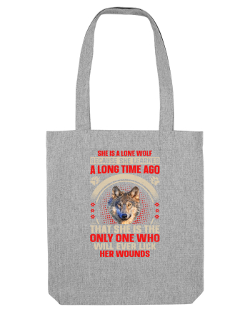 She is a lone wolf Heather Grey