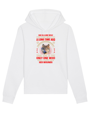 She is a lone wolf White