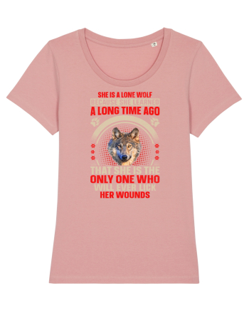 She is a lone wolf Canyon Pink