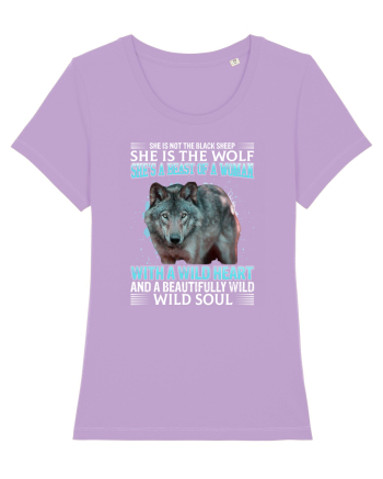 She is not the black sheep She is the wolf Lavender Dawn
