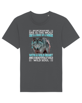 She is not the black sheep She is the wolf Anthracite