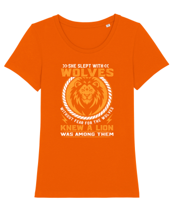 She Slept With Without Fear For The Wolves Bright Orange