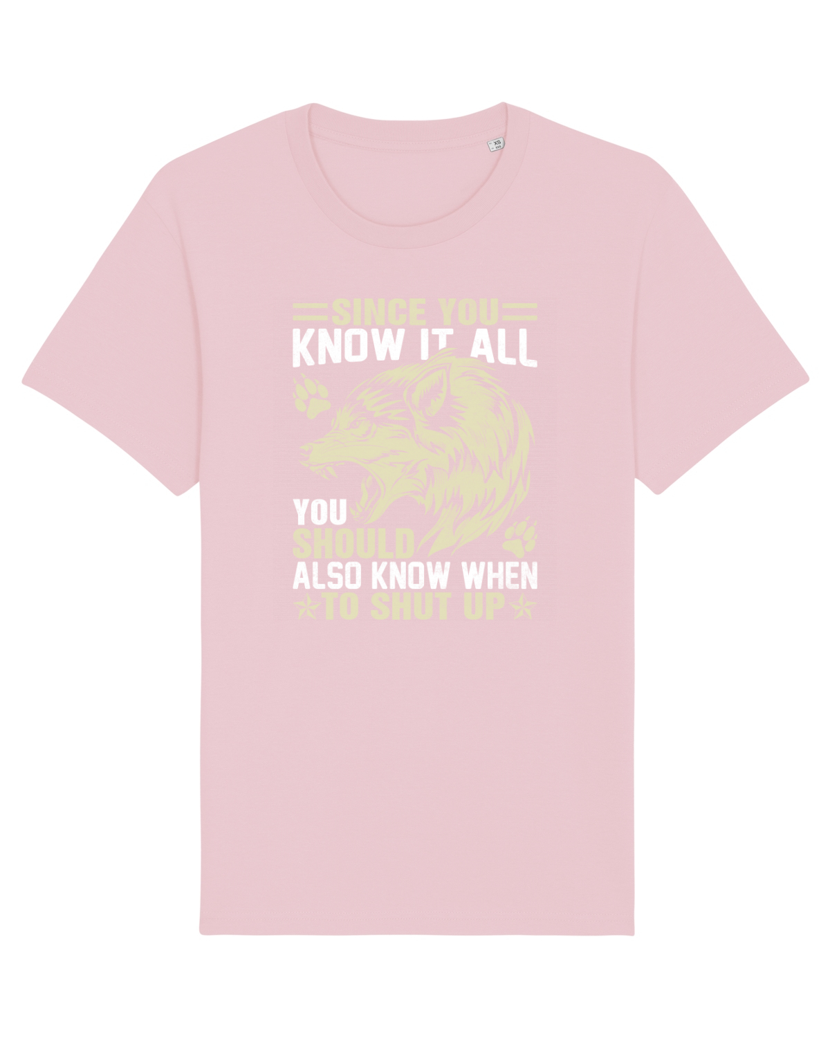 Tricou mânecă scurtă Unisex Rocker Cotton Pink