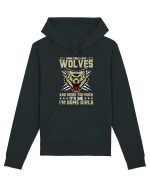 Some girls love wolves and drink too much Hanorac Unisex Drummer
