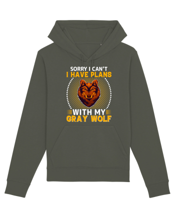 Sorry I Can't I Have Plans With My Gray Wolf Khaki