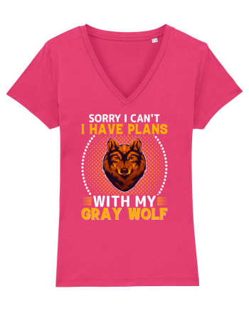 Sorry I Can't I Have Plans With My Gray Wolf Raspberry