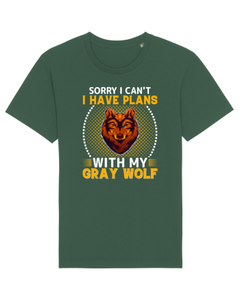 Sorry I Can't I Have Plans With My Gray Wolf Bottle Green