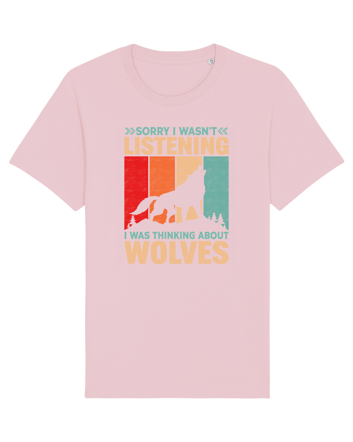 Tricou mânecă scurtă Unisex Rocker Cotton Pink