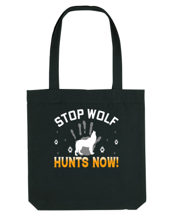 Stop Wolf Hunts Now Black