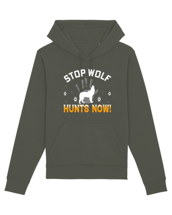 Stop Wolf Hunts Now Khaki