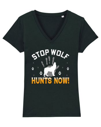 Stop Wolf Hunts Now Black