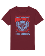 he Tiger And The Lion May Be More Powerful Tricou mânecă scurtă  Copii Mini Creator