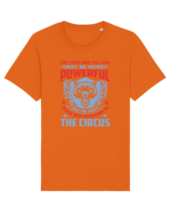 he Tiger And The Lion May Be More Powerful Bright Orange