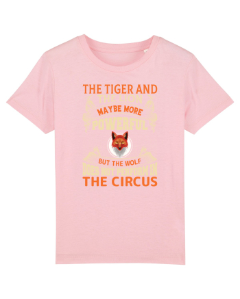 The Tiger And The Lion Maybe More Powerful Cotton Pink