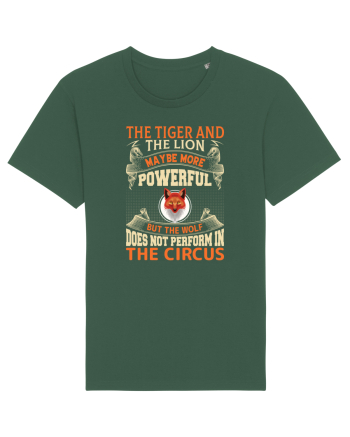 The Tiger And The Lion Maybe More Powerful Bottle Green