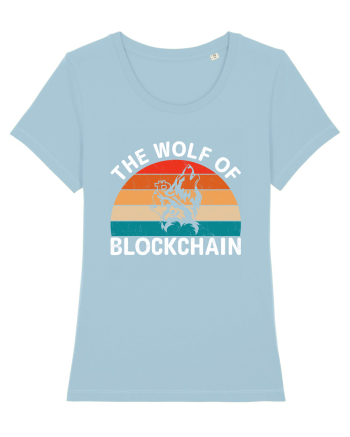 The Wolf of Blockchain Sky Blue