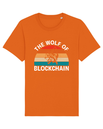 The Wolf of Blockchain Bright Orange