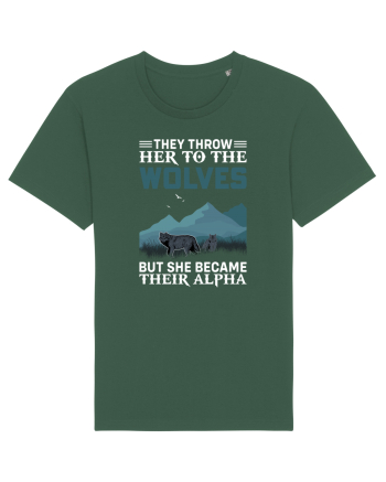 They throw her to the wolves but she became their alfa Bottle Green