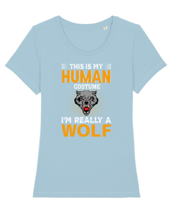 This is my human costume  Sky Blue