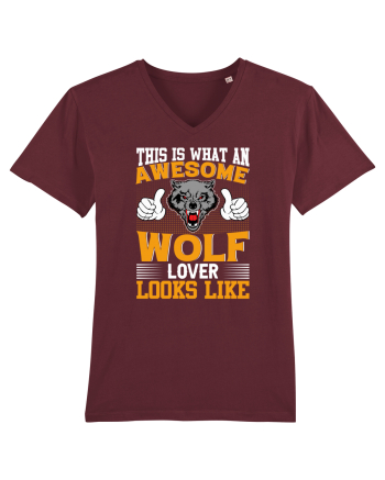 This Is What An Awesome Wolf Lover Looks Like Burgundy