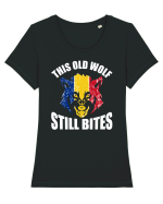 This Old Wolf Still Bites Tricou mânecă scurtă guler larg fitted Damă Expresser