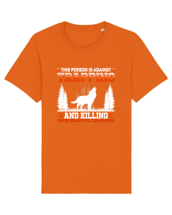 This Person Is Against Trapping And Killing These Beautiful Creatures! Bright Orange