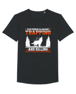 This Person Is Against Trapping And Killing These Beautiful Creatures! Tricou mânecă scurtă guler larg Bărbat Skater