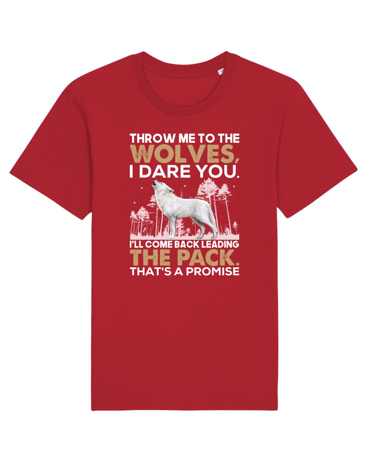 Tricou mânecă scurtă Unisex Rocker Red