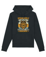 Vegan Wolf Does Not Appreciate Your Judgement Hanorac Unisex Drummer