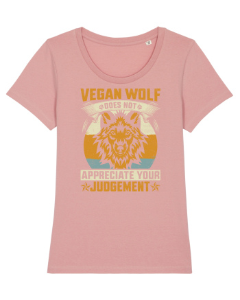 Vegan Wolf Does Not Appreciate Your Judgement Canyon Pink