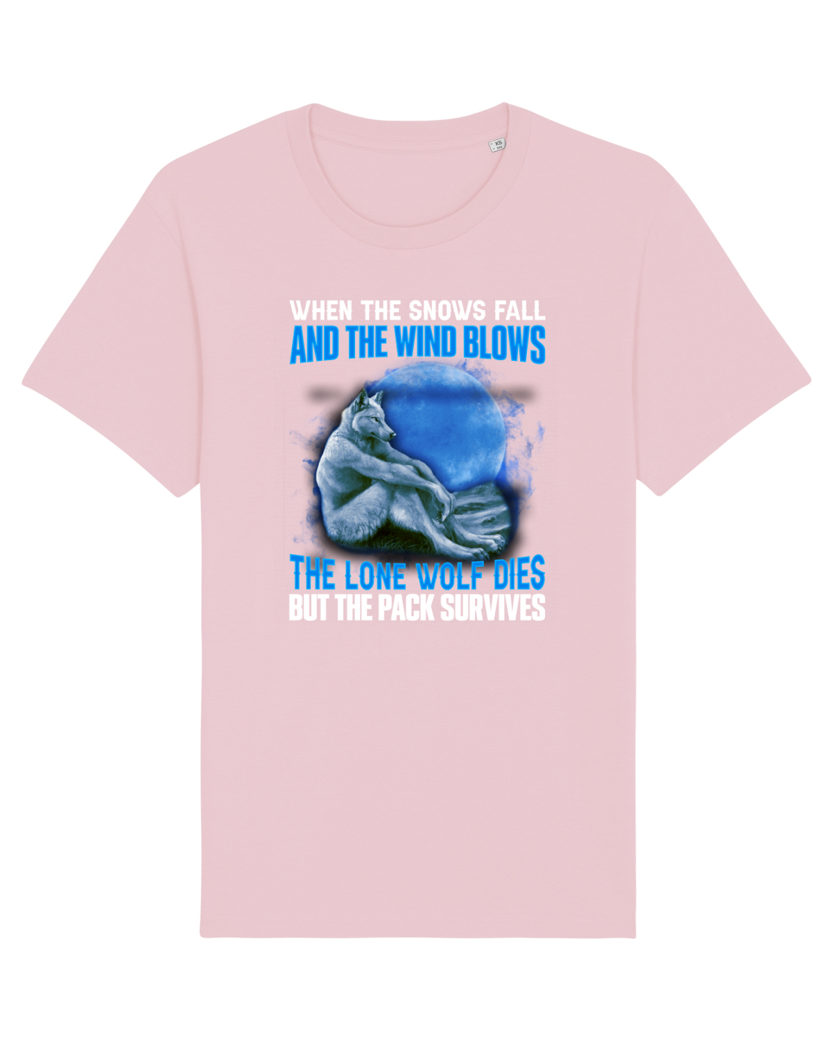 Tricou mânecă scurtă Unisex Rocker Cotton Pink
