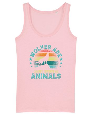 Wolves are my spirit animals Cotton Pink