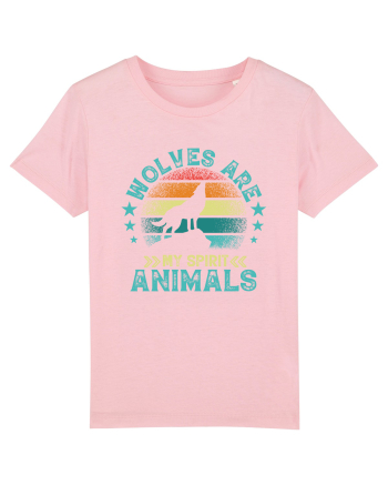 Wolves are my spirit animals Cotton Pink